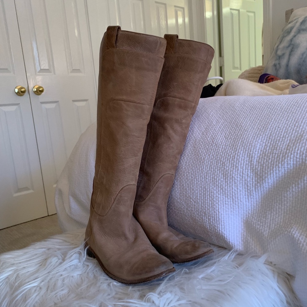 Frye Tan Riding Boots